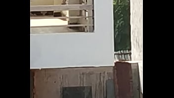 indian bathing in pond river or lake