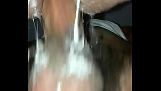 wet creamy pussy cuming on dick