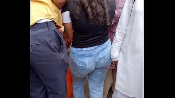 bend over in jeans