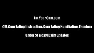 makes bf eat cum
