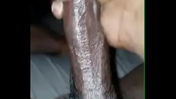 a female boss saw her slave sleeping and saw his long penis showing off in his pant
