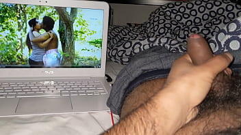 masturbating watching porn