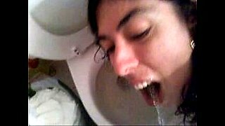 young girl drinking self piss