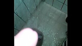 limber gymnast fucks dildo shower full