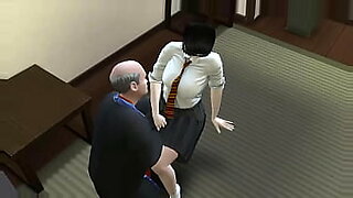 japanese shy and nervous daughter in law seduced by father in law