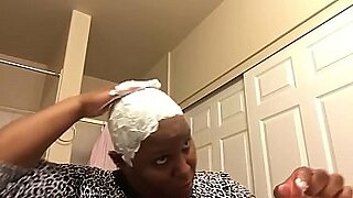 black mother giving head
