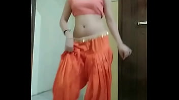 desi deep navel show in record dance