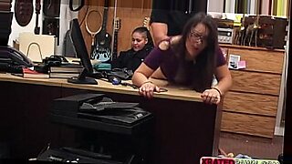 busty waitress gets fucked by pawn shop employee