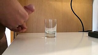 japanese cum drinks glass