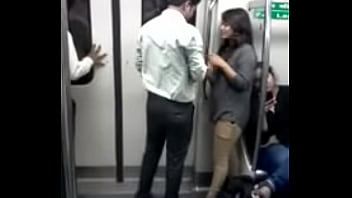 girl groped and pussy licking used in train